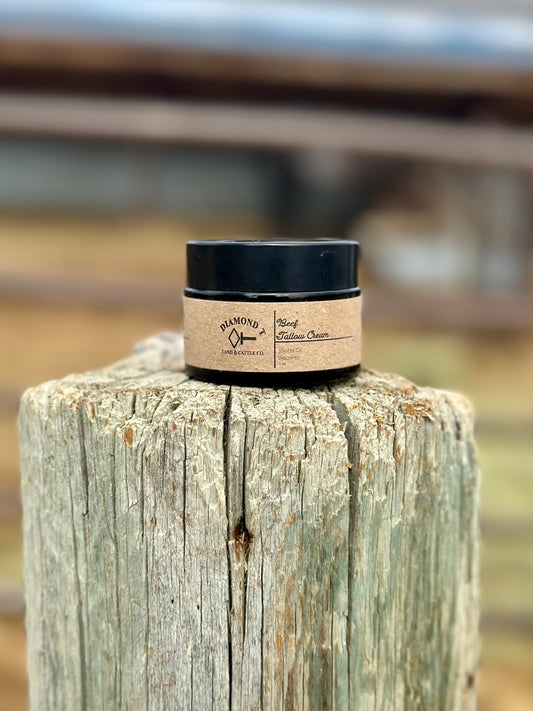 100% Grass Fed Beef Suet Tallow Cream-Unscented