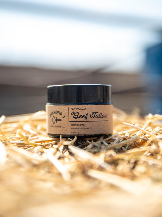 100% Grass Fed Beef Suet Pure Tallow-Lavender