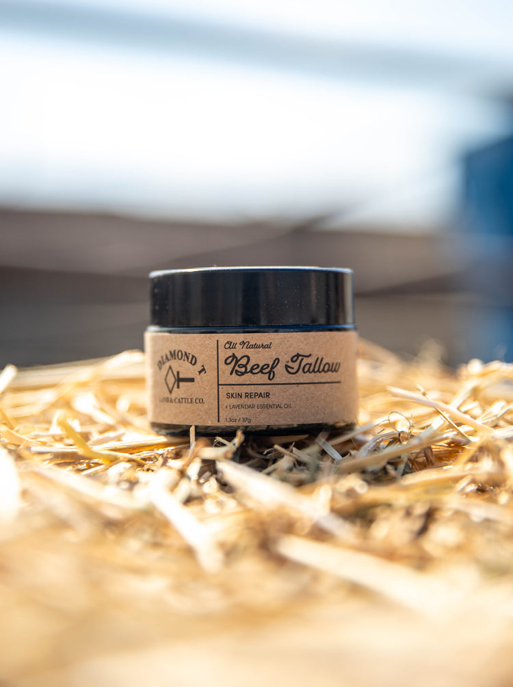 100% Grass Fed Beef Suet Pure Tallow-Lavender