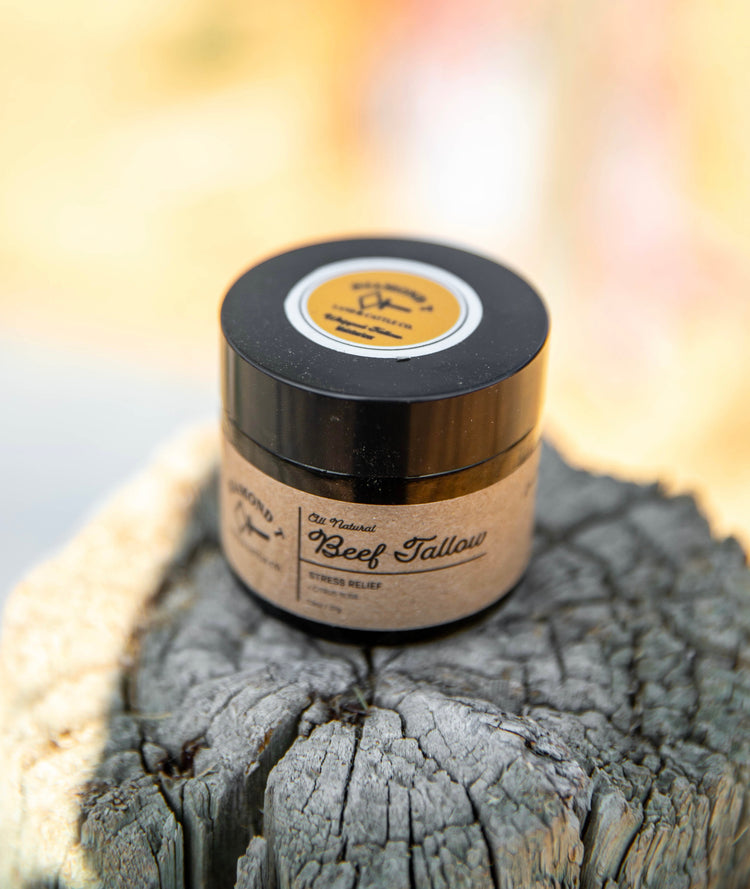 100% Grass Fed Beef Suet Whipped Tallow-Citrus Bliss