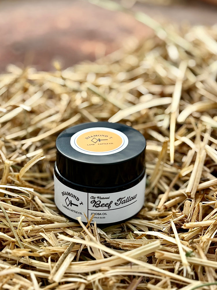 All Natural Finished Beef Suet Tallow Cream-Citrus Bliss